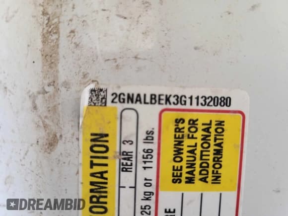 ✅ 2016 Chevrolet Equinox LS • VIN: 2GNALBEK3G1132080 • Лот: 42743932. Опубликован ранее на IAAI с пробегом 93 982 миль. Бесплатный доступ к архиву аукционных продаж из США и подробный отчёт об истории автомобиля на DreamBid. Изображение 1.