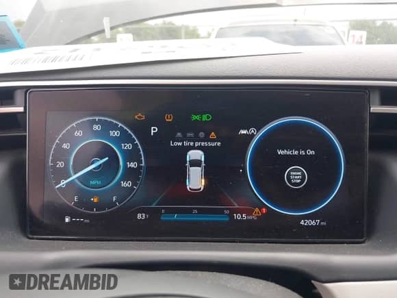 2023 Hyundai Tucson SEL with VIN 5NMJFCAE8PH170843, listed as a IAAI auction lot 43267312 with 42,067 mi miles and . Bid and sale history available at DreamBid. Image 7.