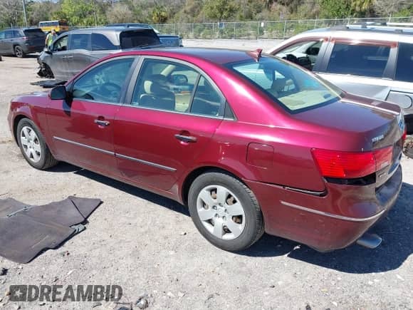 2009 Hyundai Sonata SE with VIN 5NPEU46F99H522994, listed as a IAAI auction lot 41699420 with 143,248 mi miles and . Bid and sale history available at DreamBid. Image 3.