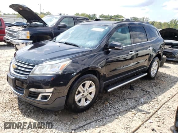 ✅ 2013 Chevrolet Traverse LT • VIN: 1GNKRGKD6DJ106144 • Lot: 67556434. Wystawiony na Copart z przebiegiem 124 104 mil. Bezpłatny archiwum sprzedaży aukcyjnych z USA i szczegółowy raport historii pojazdu na DreamBid. Zdjęcie 1.