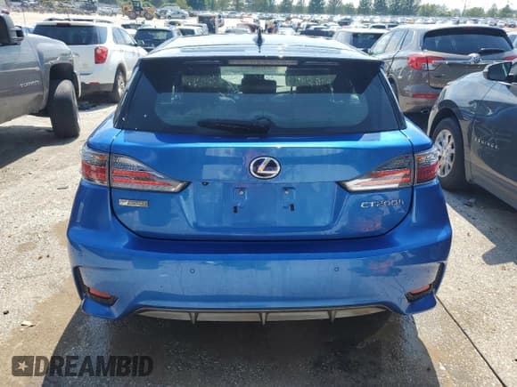 ✅ 2017 Lexus CT 200h • VIN: JTHKD5BH7H2292399 • Lot: 63253064. Listed on Copart with 59,458 mi. Free auction sales archive from the USA and detailed vehicle history report at DreamBid. Image 6.