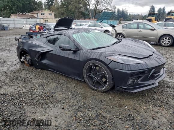 ✅ 2024 Chevrolet Corvette 3LT • VIN: 1G1YC2D4XR5111201 • Lot: 94526665. Listed on Copart with 7,279 mi. Free auction sales archive from the USA and detailed vehicle history report at DreamBid. Image 4.