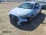 2022 Hyundai Veloster with VIN KMHT36AH1NU014609, listed as a Copart auction lot 47608764 with 10,817 mi miles and . Bid and sale history available at DreamBid. Image 1.