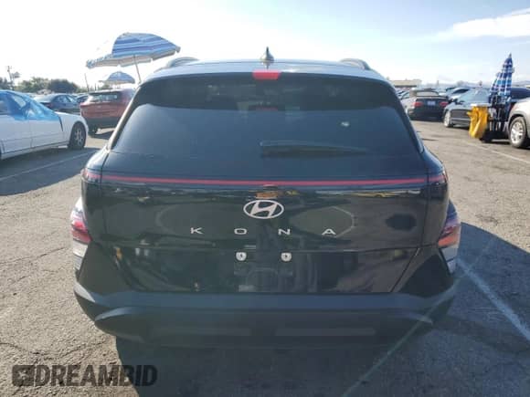 2024 Hyundai Kona SEL with VIN KM8HC3ABXRU120305, listed as a Copart auction lot 42538775 with 9,259 mi miles and Salvage title. Bid and sale history available at DreamBid. Image 6.