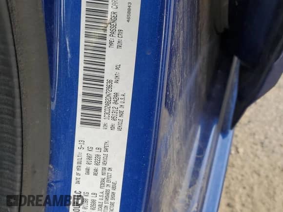 2013 Dodge Avenger SE с VIN 1C3CDZAB2DN729636, выставлен на аукционе Copart как лот 76268274 с пробегом 125 054 миль миль и На запчасти • Non repairable. История ставок и продаж доступна на DreamBid. Изображение 12.