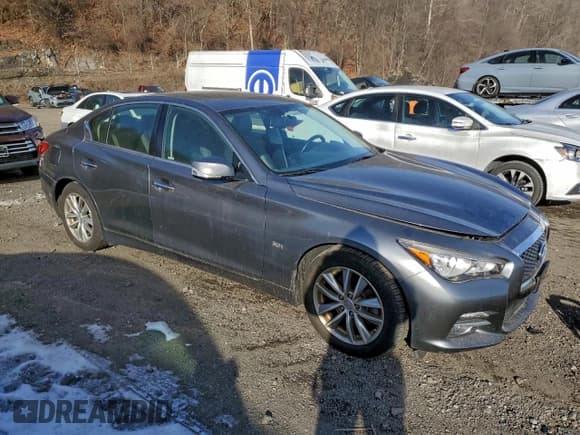 ✅ 2017 Infiniti Q50 Signature Edition • VIN: JN1EV7AR8HM836188 • Lot: 95650675. Listed on Copart with 43,673 mi. Free auction sales archive from the USA and detailed vehicle history report at DreamBid. Image 4.