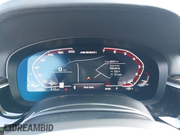 ✅ 2020 BMW 5 Series M550i xDrive • VIN: WBAJS7C07LCD20695 • Лот: 43115260. Опубликован ранее на IAAI с пробегом 82 431 миль. Бесплатный доступ к архиву аукционных продаж из США и подробный отчёт об истории автомобиля на DreamBid. Изображение 7.