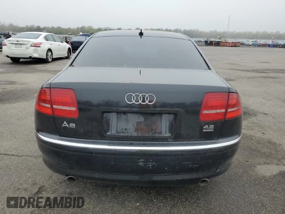 ✅ 2010 Audi A8 • VIN: WAURVAFA7AN006264 • Lot: 55554305. Listed on Copart with Not provided. Free auction sales archive from the USA and detailed vehicle history report at DreamBid. Image 6.