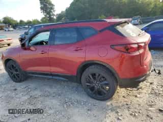 2019 Chevrolet Blazer RS with VIN 3GNKBJRS1KS700707, listed as a Copart auction lot 66294914 with 87,387 mi miles and Salvage title. Bid and sale history available at DreamBid. Image 2.