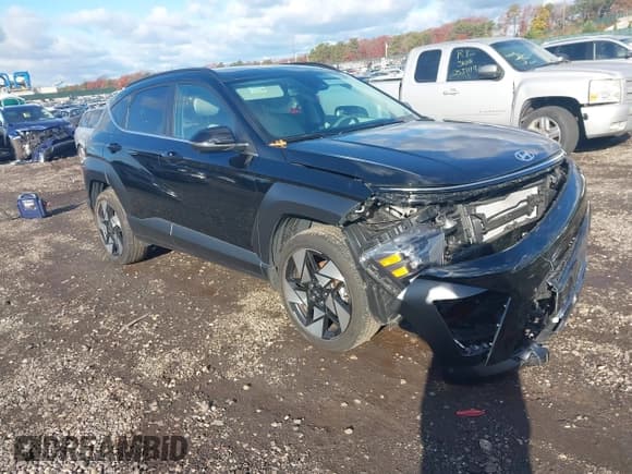 ✅ 2024 Hyundai Kona Limited • VIN: KM8HECA37RU023582 • Lot: 43635726. Listed on IAAI with 15,899 mi. Free auction sales archive from the USA and detailed vehicle history report at DreamBid. Image 1.