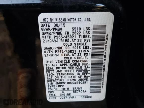 ✅ 2016 Infiniti QX70 • VIN: JN8CS1MW0GM750291 • Лот: 67097592. Опубликован ранее на Copart с пробегом 80 017 миль. Бесплатный доступ к архиву аукционных продаж из США и подробный отчёт об истории автомобиля на DreamBid. Изображение 10.