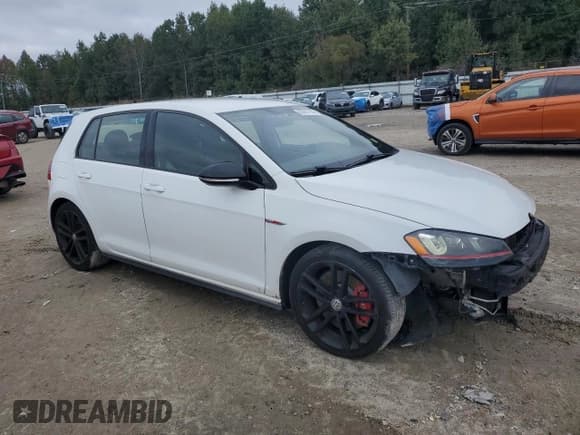 ✅ 2017 Volkswagen Golf GTI S • VIN: 3VW547AU7HM046323 • Lot: 85927185. Listed on Copart with 155,936 mi. Free auction sales archive from the USA and detailed vehicle history report at DreamBid. Image 4.