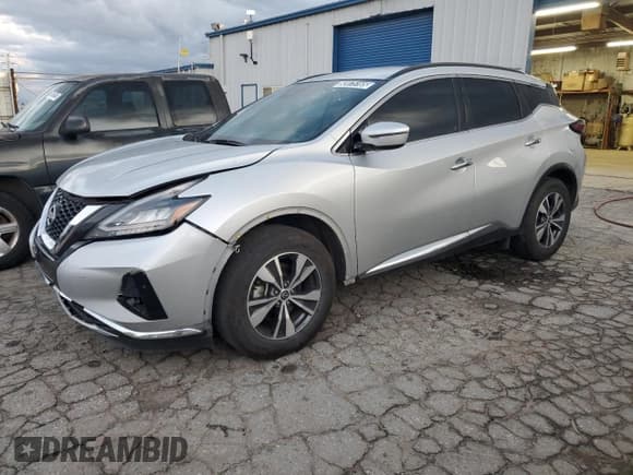 ✅ 2023 Nissan Murano SV • VIN: 5N1AZ2BJ5PC102037 • Lot: 92075165. Wystawiony na Copart z przebiegiem 86 525 mil. Bezpłatny archiwum sprzedaży aukcyjnych z USA i szczegółowy raport historii pojazdu na DreamBid. Zdjęcie 1.