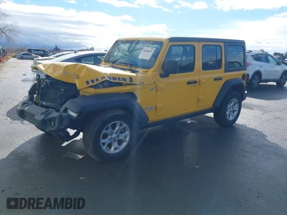 ✅ 2021 Jeep Wrangler Unlimited Sport S • VIN: 1C4HJXDG7MW769209 • Lot: 41489629. Listed on IAAI with 37,782 mi. Free auction sales archive from the USA and detailed vehicle history report at DreamBid. Image 17.