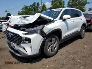 2022 Hyundai Santa Fe SE z VIN 5NMS1DAJ6NH386967, wystawiony jako Copart lot #62485124 z przebiegiem 27 442 mil mil oraz Szkoda całkowita • Salvage title. Historia ofert i sprzedaży dostępna na DreamBid. Obrazek 1.