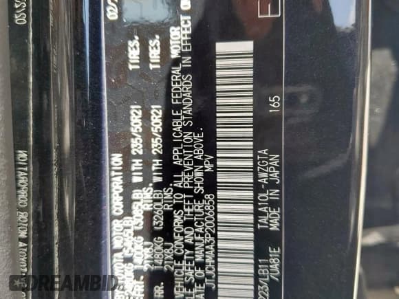 ✅ 2023 Lexus RX 350 • VIN: JTJCHMAA3P2006858 • Лот: 61716465. Опубликован ранее на Copart с пробегом 32 834 миль. Бесплатный доступ к архиву аукционных продаж из США и подробный отчёт об истории автомобиля на DreamBid. Изображение 13.