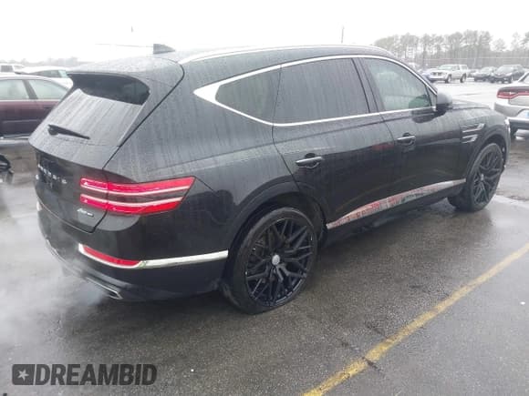 ✅ 2022 Genesis GV80 • VIN: KMUHCESC0NU083778 • Lot: 41553215. Listed on IAAI with 93,384 mi. Free auction sales archive from the USA and detailed vehicle history report at DreamBid. Image 4.