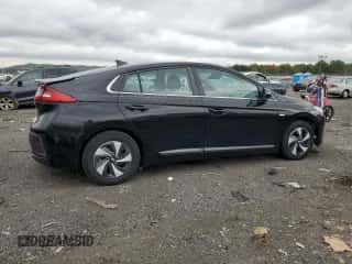 2017 Hyundai Ioniq SEL with VIN KMHC75LCXHU051808, listed as a Copart auction lot 65666463 with 103,993 mi miles and . Bid and sale history available at DreamBid. Image 3.