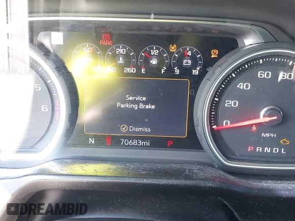 2019 Chevrolet Silverado 1500 LTZ z VIN 1GCUWEEDXKZ100887, wystawiony jako IAAI lot #43311929 z przebiegiem 70 683 mil mil oraz . Historia ofert i sprzedaży dostępna na DreamBid. Obrazek 16.