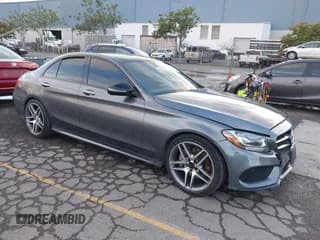 ✅ 2017 Mercedes-Benz C 300 • VIN: 55SWF4JB9HU217803 • Lot: 43333068. Listed on IAAI with 107,065 mi. Free auction sales archive from the USA and detailed vehicle history report at DreamBid. Image 1.