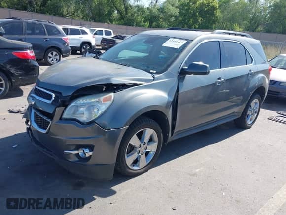 2012 Chevrolet Equinox 1LT with VIN 2GNFLDE57C6307584, listed as a IAAI auction lot 42341317 with 121,643 mi miles and . Bid and sale history available at DreamBid. Image 2.