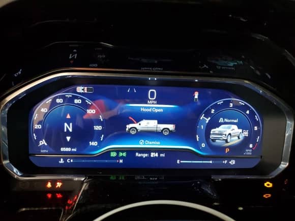 2024 Chevrolet Silverado 1500 LTZ with VIN 1GCUDGED2RZ398766, listed as a Copart auction lot 60565295 with 6,589 mi miles and Salvage title. Bid and sale history available at DreamBid. Image 9.