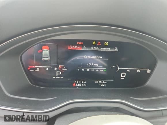 ✅ 2020 Audi A4 Premium Plus • VIN: WAUENAF42LA051020 • Лот: 68323085. Опубликован ранее на Copart с пробегом 48 118 миль. Бесплатный доступ к архиву аукционных продаж из США и подробный отчёт об истории автомобиля на DreamBid. Изображение 9.