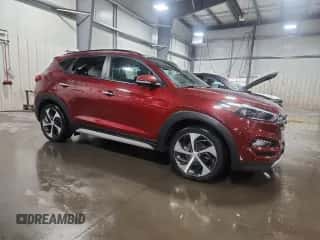 2018 Hyundai Tucson Limited z VIN KM8J3CA23JU831382, wystawiony jako Copart lot #81015585 z przebiegiem 214 735 mil mil oraz Szkoda całkowita • Salvage title. Historia ofert i sprzedaży dostępna na DreamBid. Obrazek 4.
