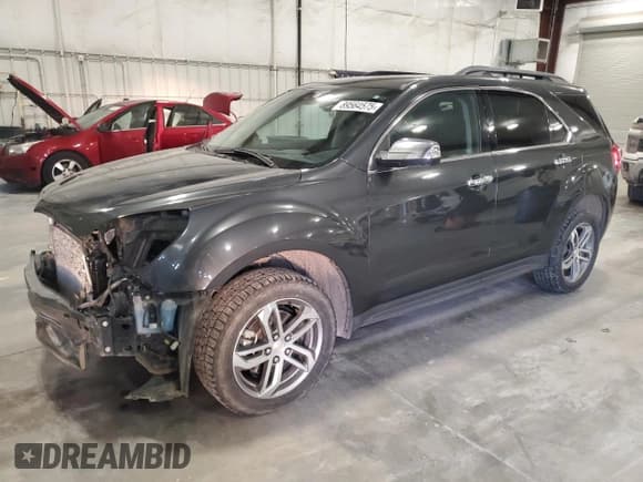 ✅ 2017 Chevrolet Equinox Premier • VIN: 2GNFLGE36H6167728 • Лот: 89564575. Опубликован ранее на Copart с пробегом 112 071 миль. Бесплатный доступ к архиву аукционных продаж из США и подробный отчёт об истории автомобиля на DreamBid. Изображение 1.