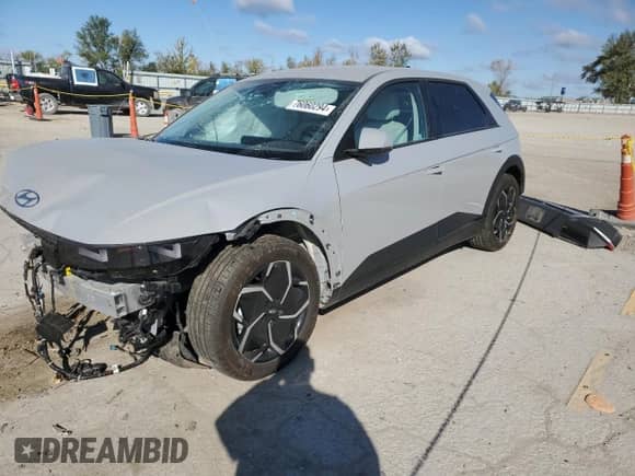 2023 Hyundai Ioniq 5 SEL z VIN KM8KNDAF6PU142873, wystawiony jako Copart lot #76060294 z przebiegiem 26 173 mil mil oraz Szkoda całkowita • Salvage title. Historia ofert i sprzedaży dostępna na DreamBid. Obrazek 1.