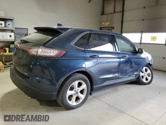 ✅ 2017 Ford Edge SE • VIN: 2FMPK4G9XHBC25195 • Лот: 91559845. Опубликован ранее на Copart с пробегом 50 908 миль. Бесплатный доступ к архиву аукционных продаж из США и подробный отчёт об истории автомобиля на DreamBid. Изображение 3.