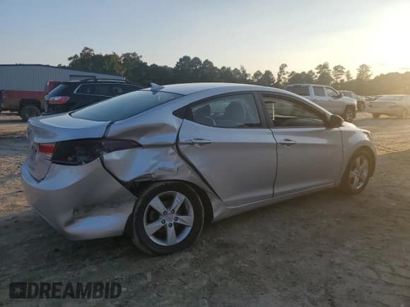 ✅ 2013 Hyundai Elantra GLS • VIN: KMHDH4AE9DU969334 • Lot: 81041495. Listed on Copart with 57,693 mi. Free auction sales archive from the USA and detailed vehicle history report at DreamBid. Image 3.