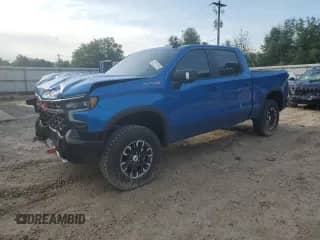 2023 Chevrolet Silverado 1500 ZR2 with VIN 3GCUDHEL0PG215228, listed as a Copart auction lot 62137075 with 33,353 mi miles and Non repairable. Bid and sale history available at DreamBid. Image 1.