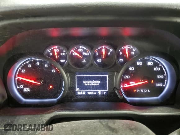 ✅ 2024 Chevrolet Silverado 2500HD Custom • VIN: 2GC4YME72R1220376 • Лот: 82598325. Опубликован ранее на Copart с пробегом 22 635 миль. Бесплатный доступ к архиву аукционных продаж из США и подробный отчёт об истории автомобиля на DreamBid. Изображение 9.