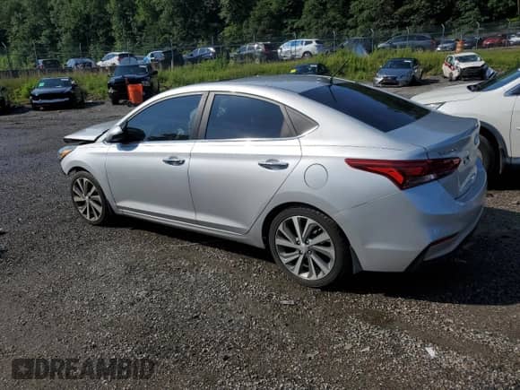 2020 Hyundai Accent Limited z VIN 3KPC34A60LE123971, wystawiony jako Copart lot #65095685 z przebiegiem Nie podano mil oraz Szkoda całkowita • Salvage title. Historia ofert i sprzedaży dostępna na DreamBid. Obrazek 2.