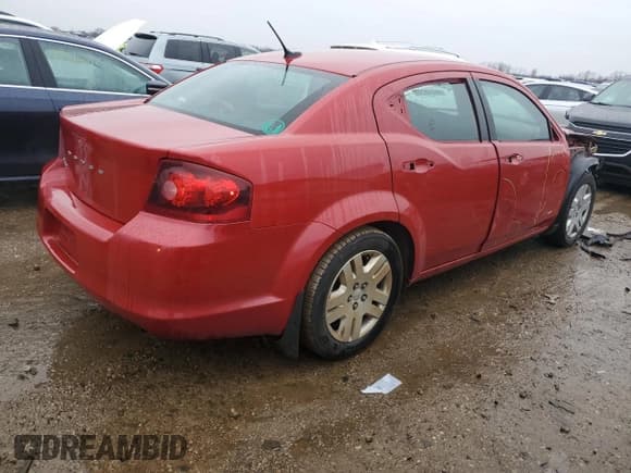 ✅ 2014 Dodge Avenger SE • VIN: 1C3CDZAB7EN173437 • Лот: 43272575. Опубликован ранее на Copart с пробегом 140 426 миль. Бесплатный доступ к архиву аукционных продаж из США и подробный отчёт об истории автомобиля на DreamBid. Изображение 3.