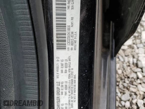 ✅ 2014 Dodge Avenger SXT • VIN: 1C3CDZCB1EN116616 • Lot: 81643405. Listed on Copart with 153,094 mi. Free auction sales archive from the USA and detailed vehicle history report at DreamBid. Image 12.