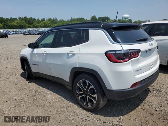 ✅ 2023 Jeep Compass Limited • VIN: 3C4NJDCNXPT567573 • Lot: 59414545. Listed on Copart with 13,504 mi. Free auction sales archive from the USA and detailed vehicle history report at DreamBid. Image 2.