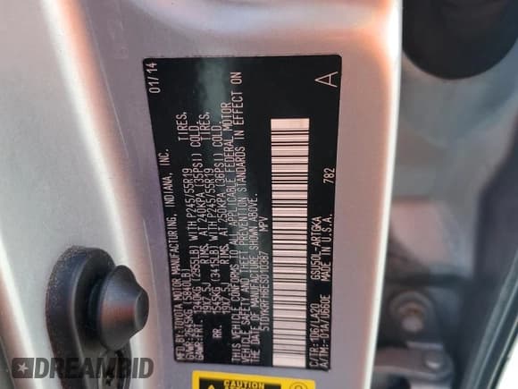 ✅ 2014 Toyota Highlander Limited • VIN: 5TDYKRFH6ES010387 • Lot: 86131615. Wystawiony na Copart z przebiegiem 143 084 mil. Bezpłatny archiwum sprzedaży aukcyjnych z USA i szczegółowy raport historii pojazdu na DreamBid. Zdjęcie 13.