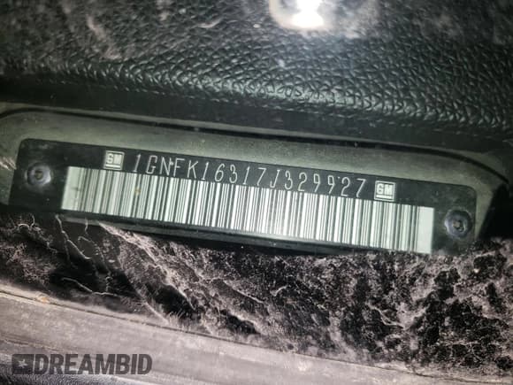 ✅ 2007 Chevrolet Suburban LTZ • VIN: 1GNFK16317J329927 • Lot: 92053575. Listed on Copart with Not provided. Free auction sales archive from the USA and detailed vehicle history report at DreamBid. Image 13.