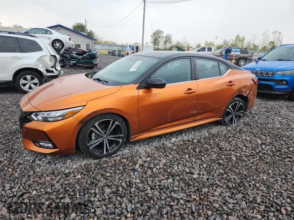 ✅ 2020 Nissan Sentra SR • VIN: 3N1AB8DV8LY209518 • Лот: 86670005. Опубликован ранее на Copart с пробегом 91 591 миль. Бесплатный доступ к архиву аукционных продаж из США и подробный отчёт об истории автомобиля на DreamBid. Изображение 1.