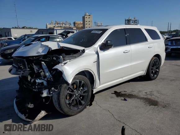 ✅ 2021 Dodge Durango R/T • VIN: 1C4SDHCT9MC572755 • Lot: 53323085. Wystawiony na Copart z przebiegiem Nie podano. Bezpłatny archiwum sprzedaży aukcyjnych z USA i szczegółowy raport historii pojazdu na DreamBid. Zdjęcie 1.
