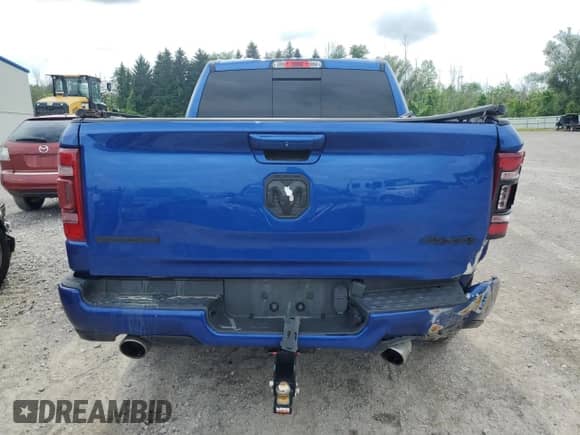 2019 Ram 1500 Big Horn with VIN 1C6SRFFT2KN689409, listed as a Copart auction lot 63072805 with 84,958 mi miles and Non repairable. Bid and sale history available at DreamBid. Image 6.