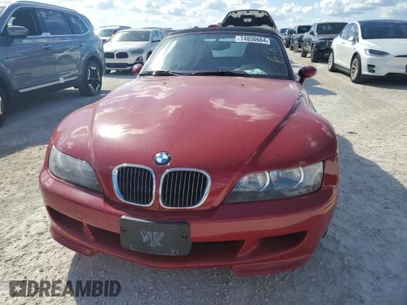 ✅ 2000 BMW Z3 M Roadster • VIN: WBSCK9347YLC93878 • Лот: 74850664. Опубликован ранее на Copart с пробегом Не указан. Бесплатный доступ к архиву аукционных продаж из США и подробный отчёт об истории автомобиля на DreamBid. Изображение 5.