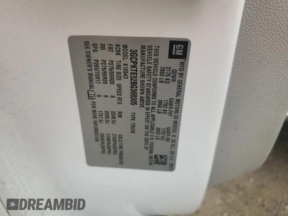 ✅ 2011 Chevrolet Silverado 1500 LTZ • VIN: 3GCPKTE32BG368305 • Lot: 90077185. Listed on Copart with 218,942 mi. Free auction sales archive from the USA and detailed vehicle history report at DreamBid. Image 12.