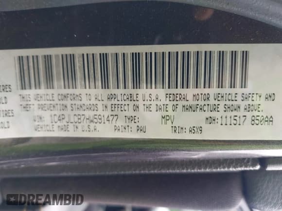 ✅ 2017 Jeep Cherokee 75th Anniversary Edition • VIN: 1C4PJLCB7HW591477 • Lot: 42099914. Wystawiony na IAAI z przebiegiem 173 175 mil. Bezpłatny archiwum sprzedaży aukcyjnych z USA i szczegółowy raport historii pojazdu na DreamBid. Zdjęcie 9.