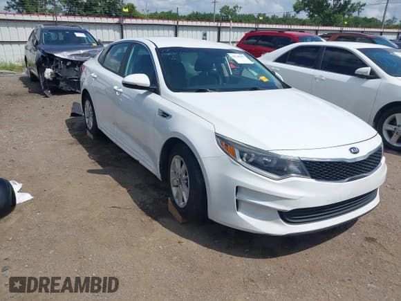 ✅ 2018 Kia Optima LX • VIN: 5XXGT4L30JG235372 • Lot: 42746417. Listed on IAAI with Not provided. Free auction sales archive from the USA and detailed vehicle history report at DreamBid. Image 1.
