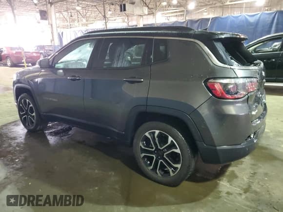 ✅ 2023 Jeep Compass Limited • VIN: 3C4NJDCN1PT561337 • Lot: 42622345. Listed on Copart with 14,931 mi. Free auction sales archive from the USA and detailed vehicle history report at DreamBid. Image 2.