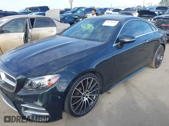✅ 2018 Mercedes-Benz E 400 • VIN: WDD1J6FB5JF049549 • Lot: 43656018. Listed on IAAI with 46,748 mi. Free auction sales archive from the USA and detailed vehicle history report at DreamBid. Image 2.