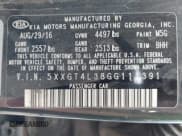 ✅ 2016 Kia Optima LX • VIN: 5XXGT4L38GG111391 • Лот: 43042060. Опубликован ранее на IAAI с пробегом 151 937 миль. Бесплатный доступ к архиву аукционных продаж из США и подробный отчёт об истории автомобиля на DreamBid. Изображение 9.